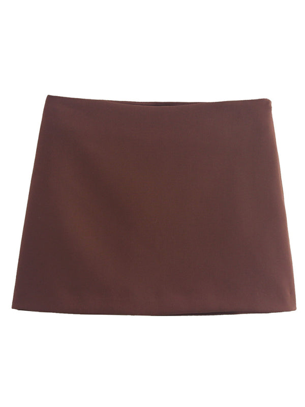 Blazer and Mini Skirt Set